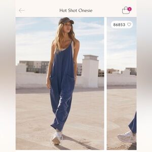 FP Movement by Free People Cobalt blue Jumpsuit